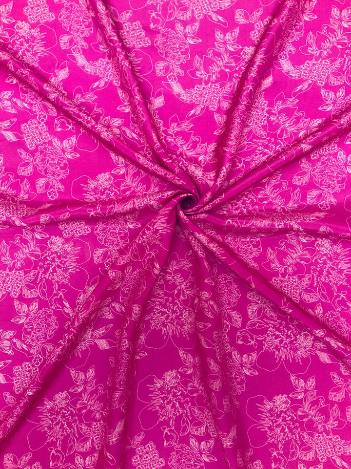 Pure Muslin Printed Fabric (46072)