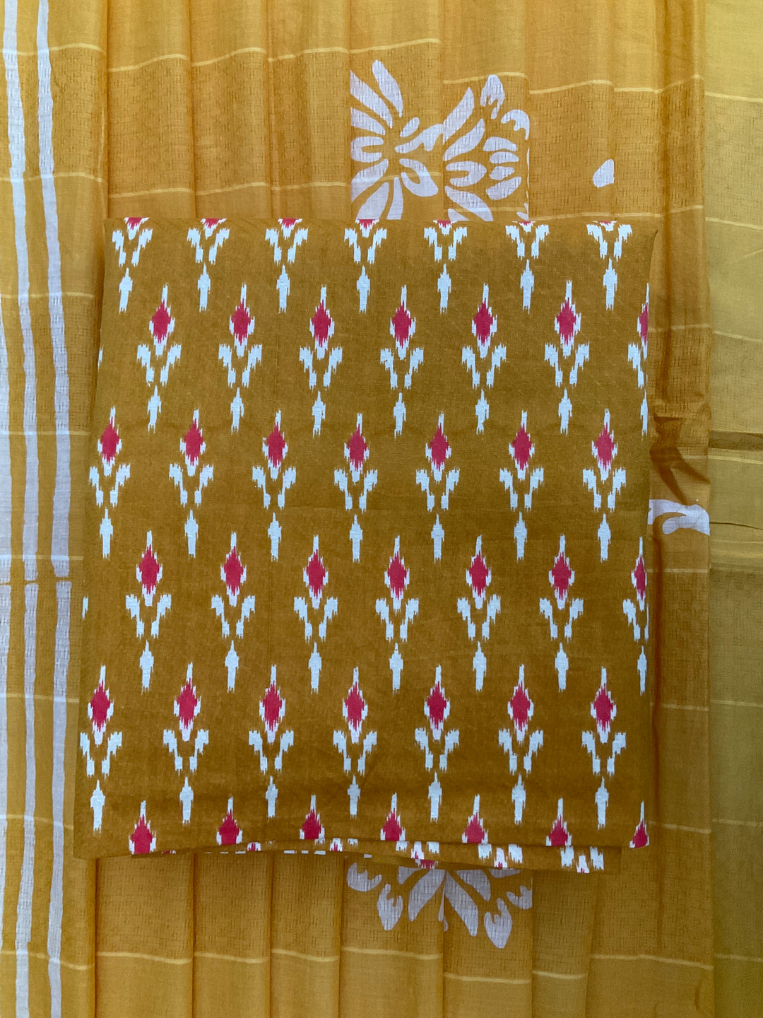 Batik Cotton With Cotton Duppatta Unstitched Salwar Suit