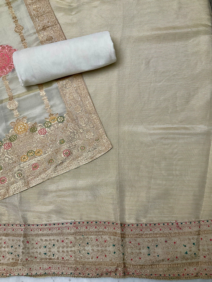 Tissue Unstitched Salwar Suit (43860)