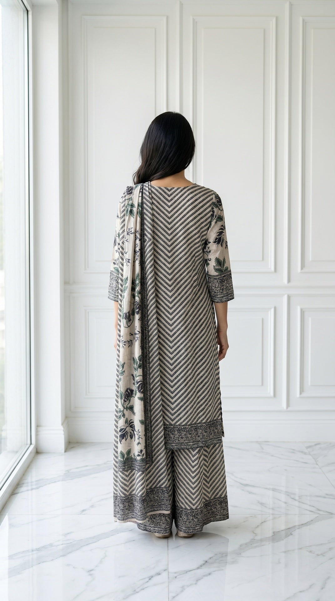 Heritage Cotton Embroidered Festive Elegance (47668)