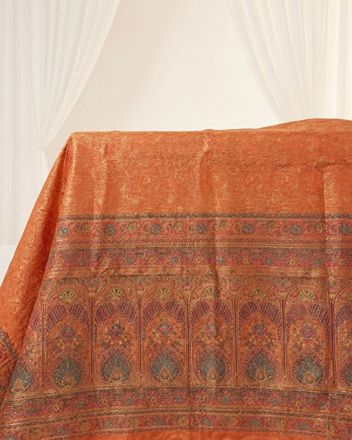 Heritage Silk Saree in Radiant Orange (55128)