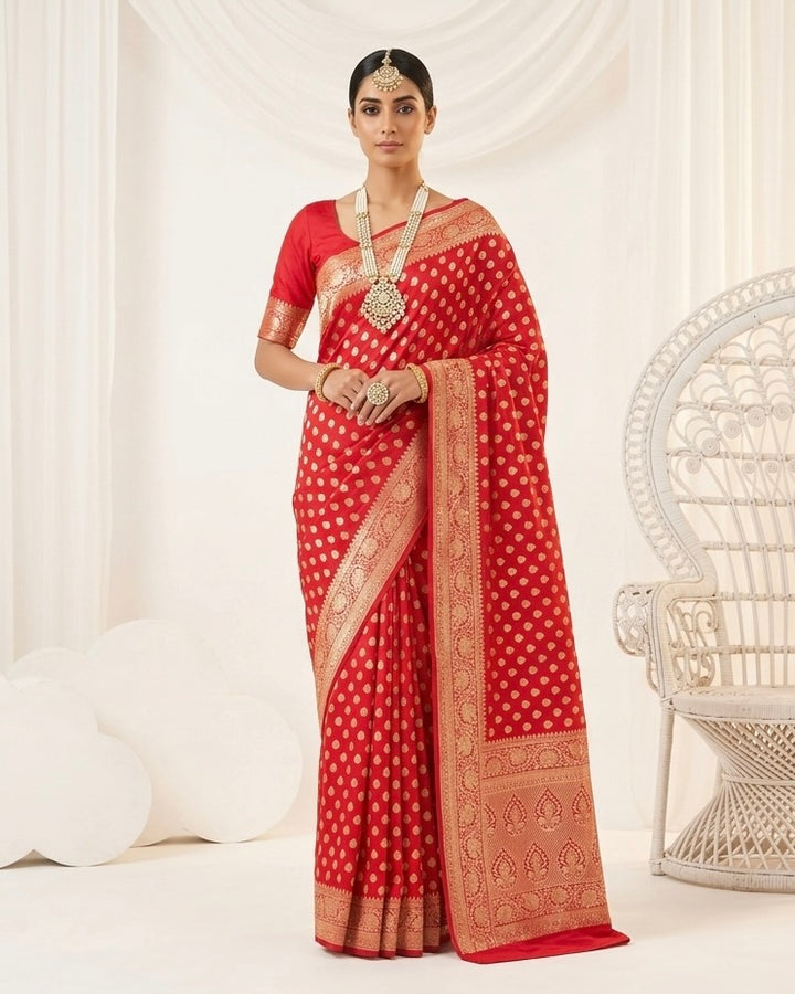 Embroidered Silk Saree for Festive Celebrations (51388)