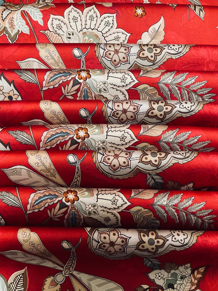 Pure Modal Plain Fabric-53863 Red