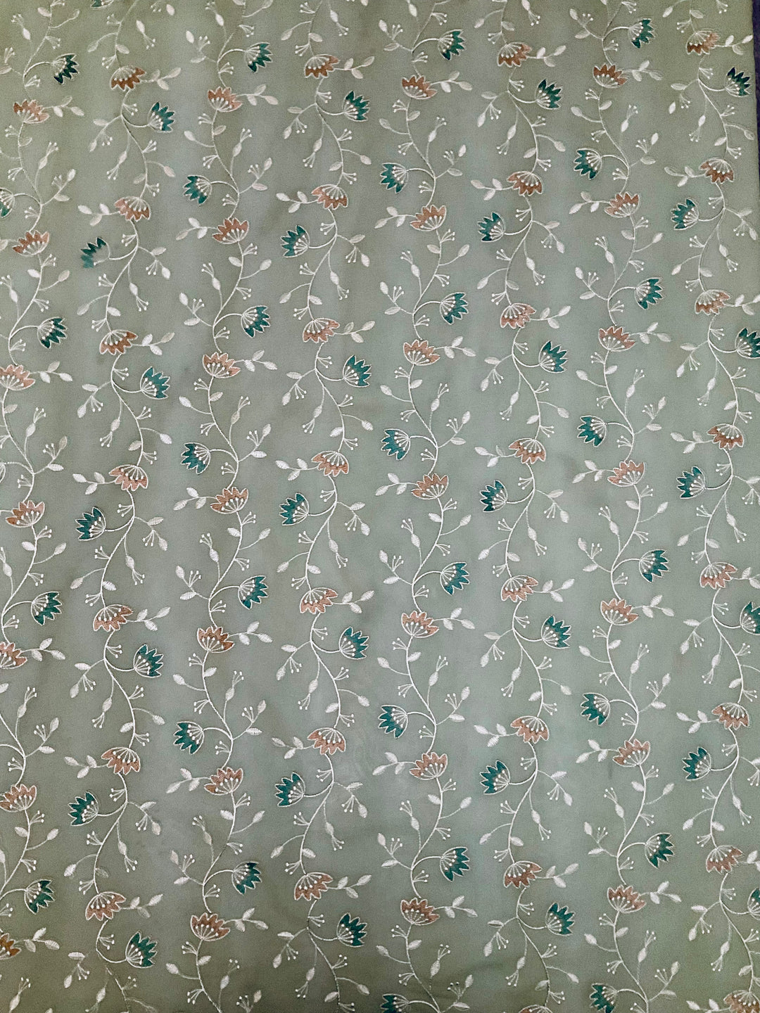 Cotton Embroidered Fabric