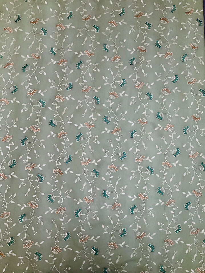 Cotton Embroidered Fabric
