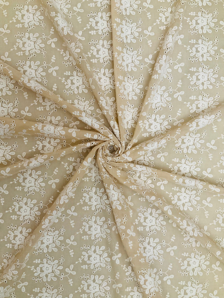 Cotton Embroidered Fabric