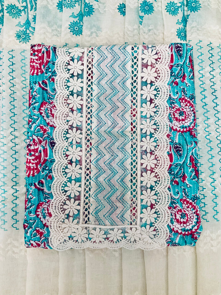 Cotton Printed Unstitched Salwar Suit