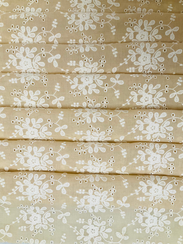 Cotton Embroidered Fabric