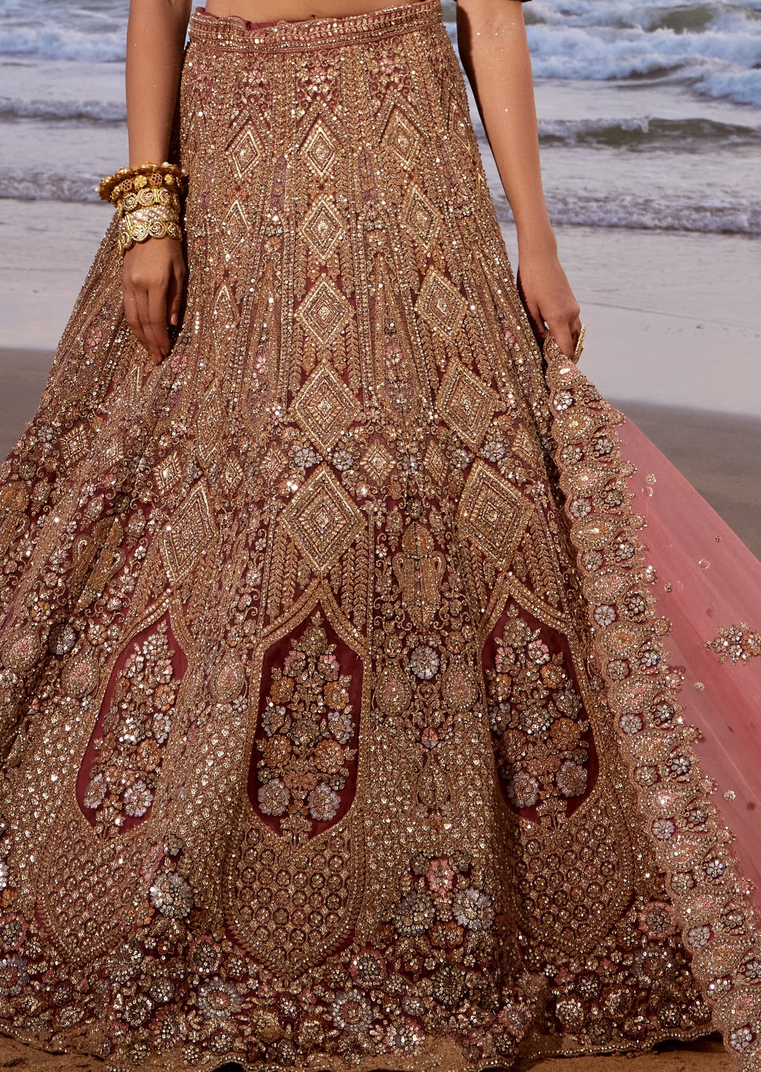 Ready To Stitch Net Lehenga Choli