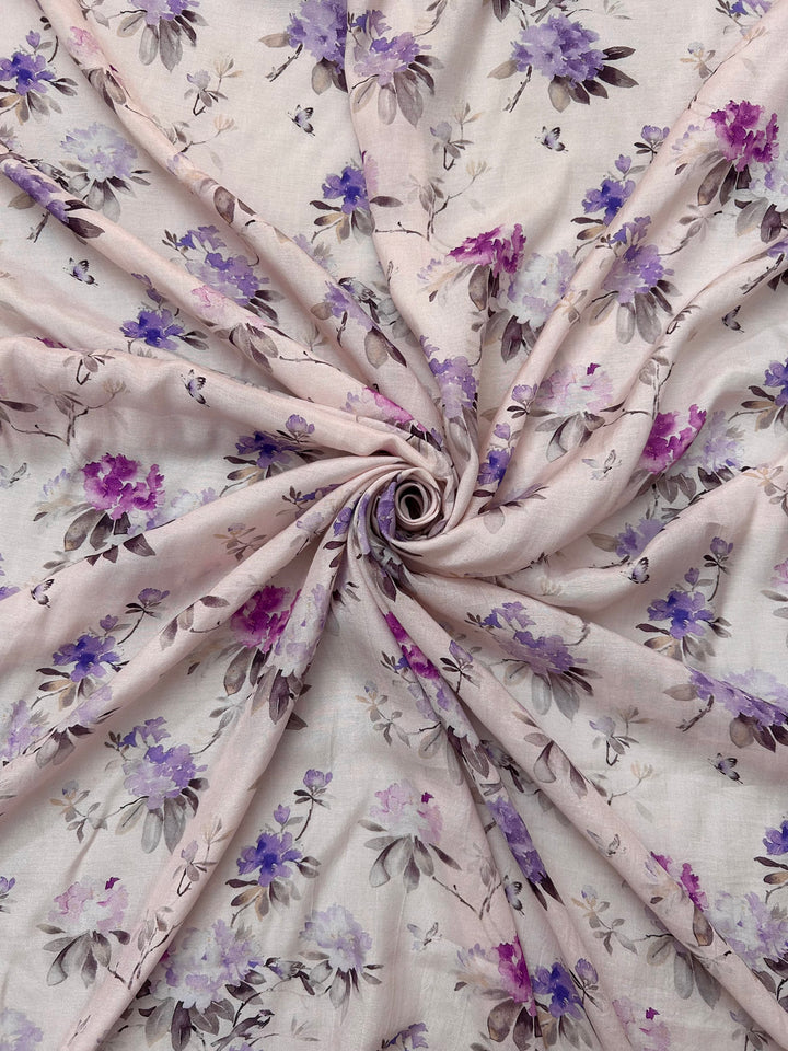 Muslin Cotton Printed Fabric