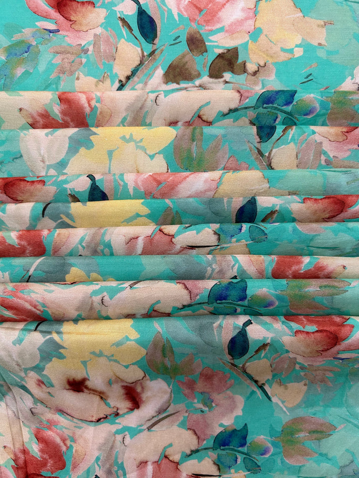 Muslin Cotton Printed Fabric