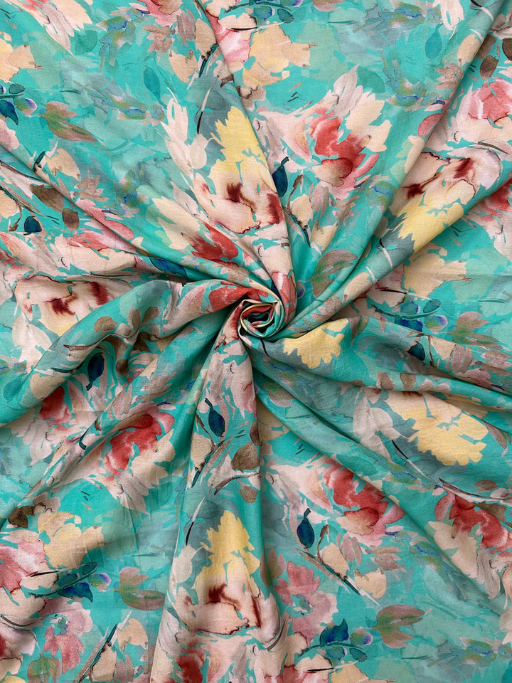 Muslin Cotton Printed Fabric