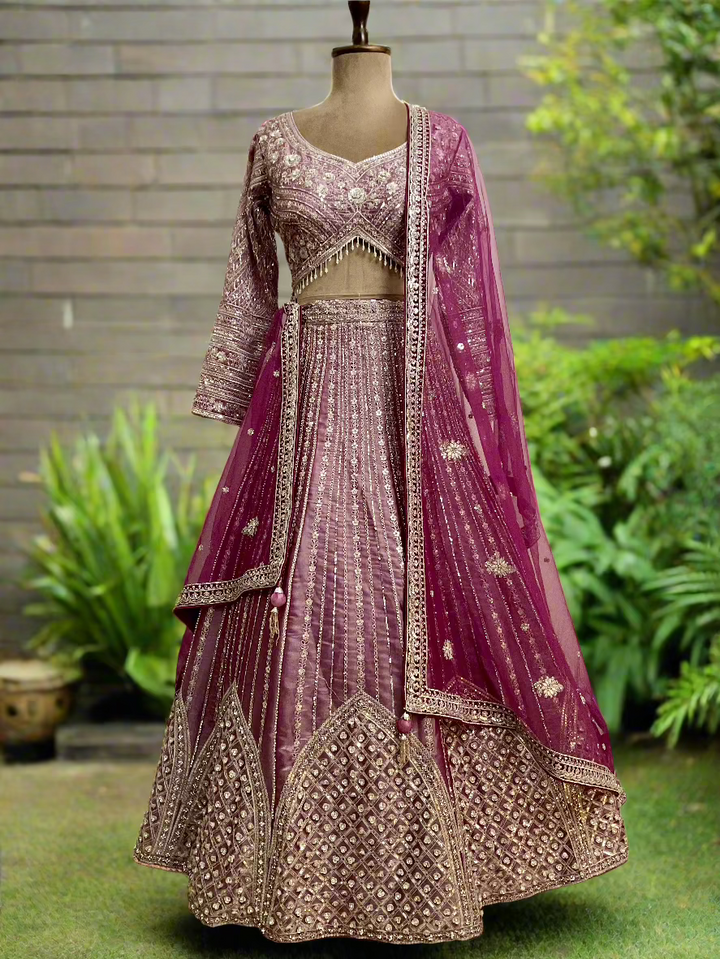 Shimmer Silk Lehenga Choli Ready to Wear