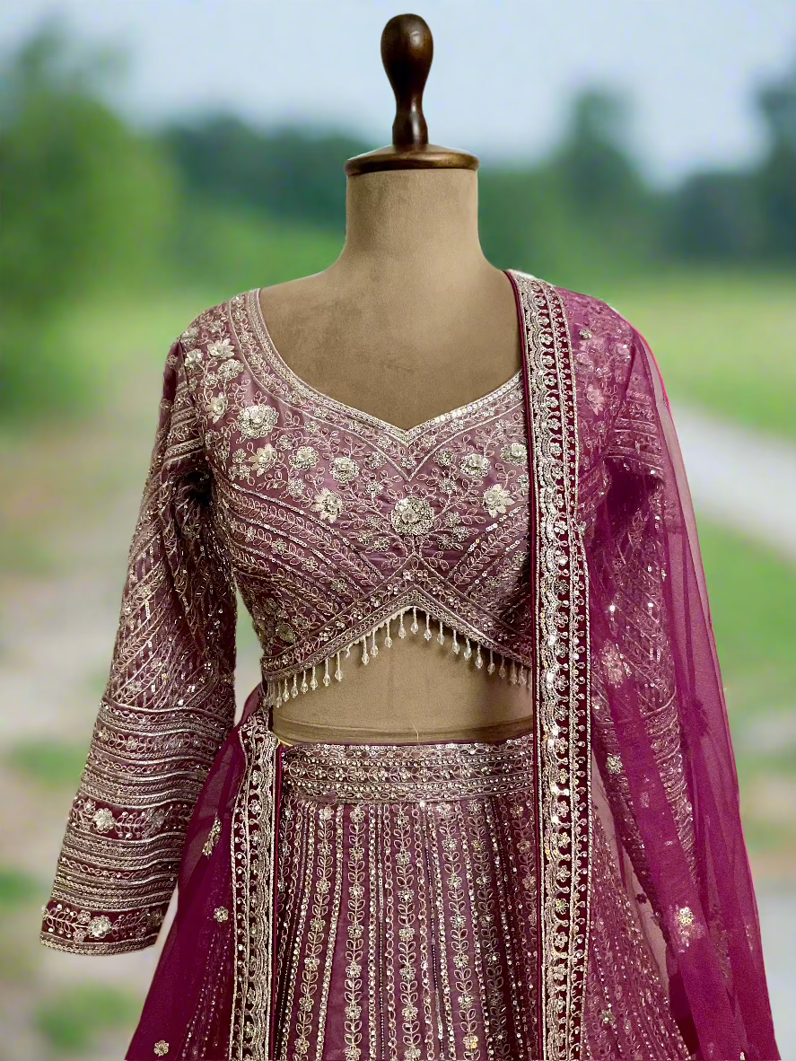 Shimmer Silk Lehenga Choli Ready to Wear