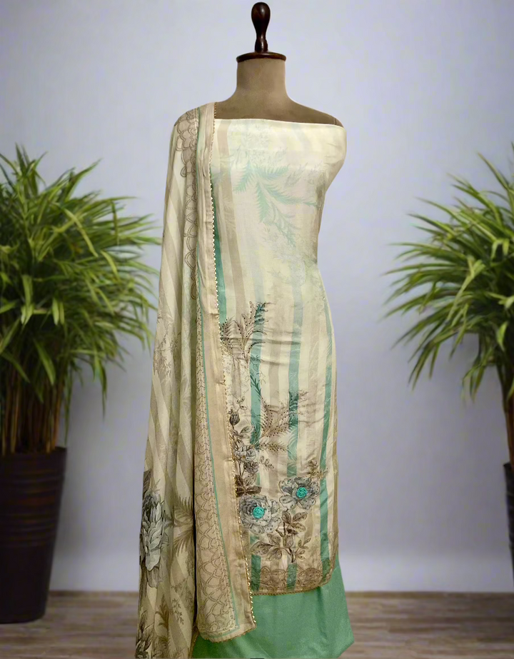 Printed Muslin with Muslin Duppatta Unstitched Salwar Suit