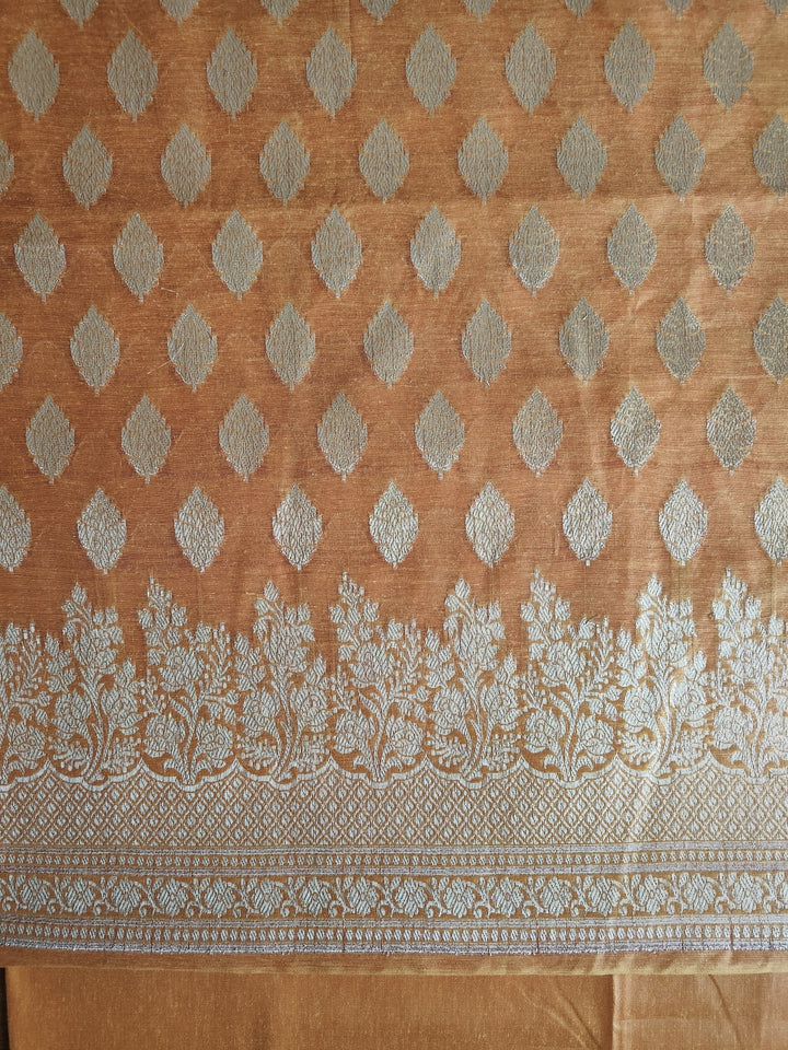 Banarasi Chanderi Silk Unstitched Salwar Suit