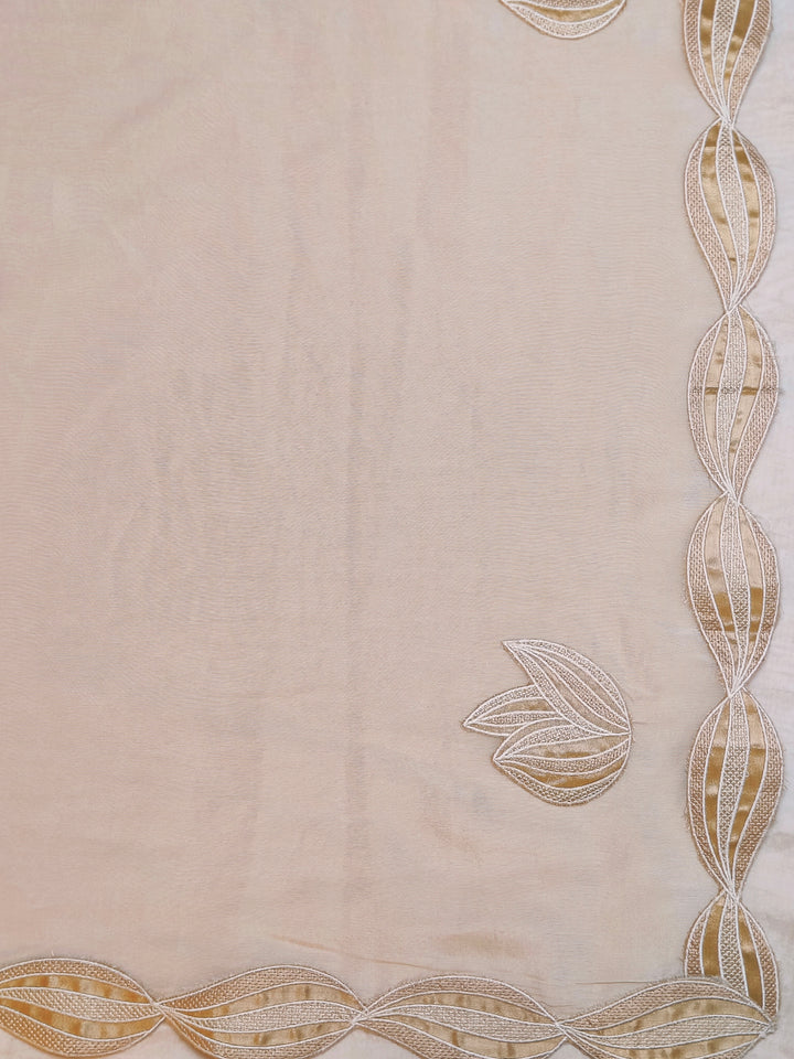 Shimmer Silk Embroidery Unstitched Salwar Suit