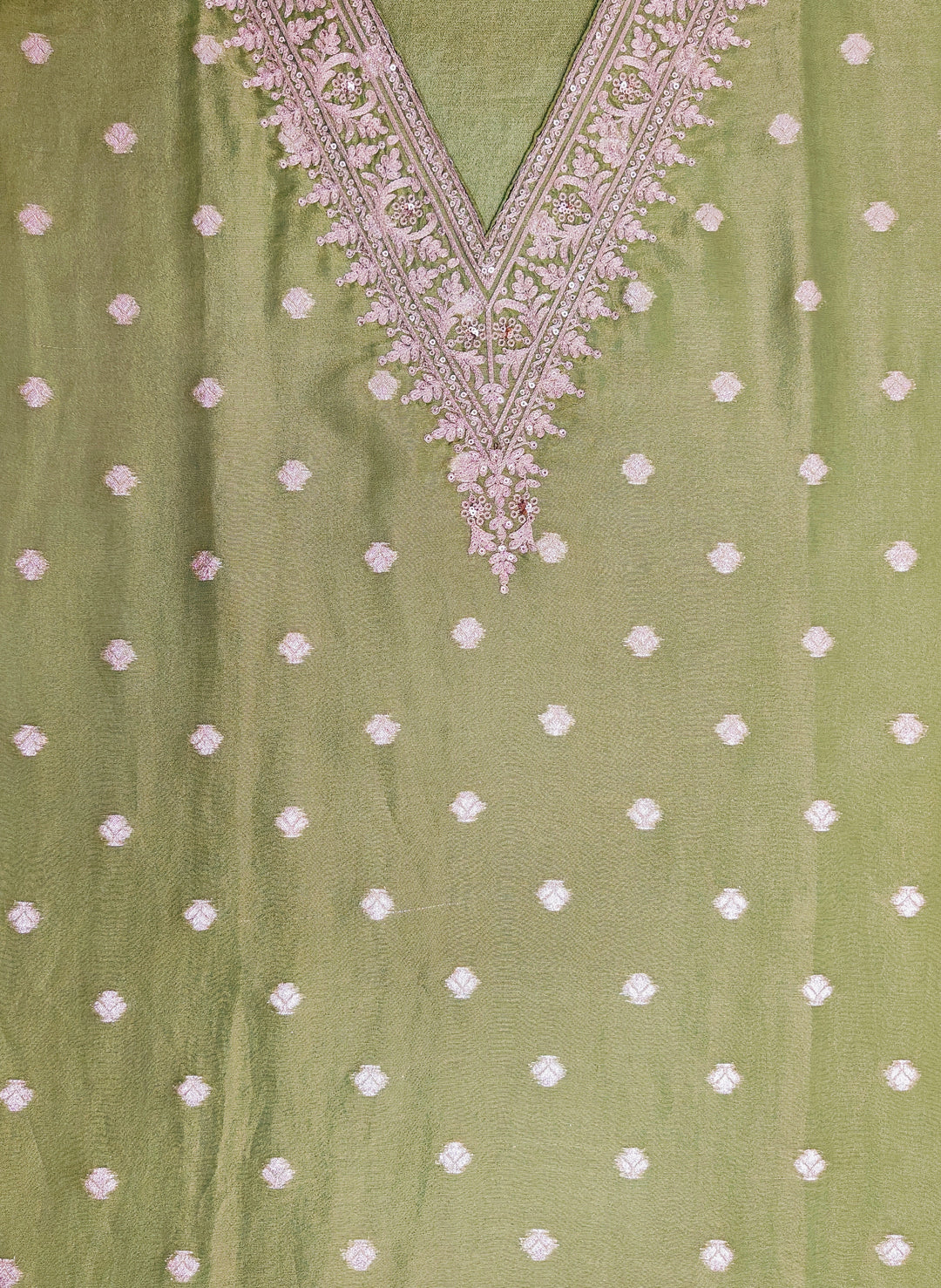 Shimmer Silk Unstitched Salwar Suit