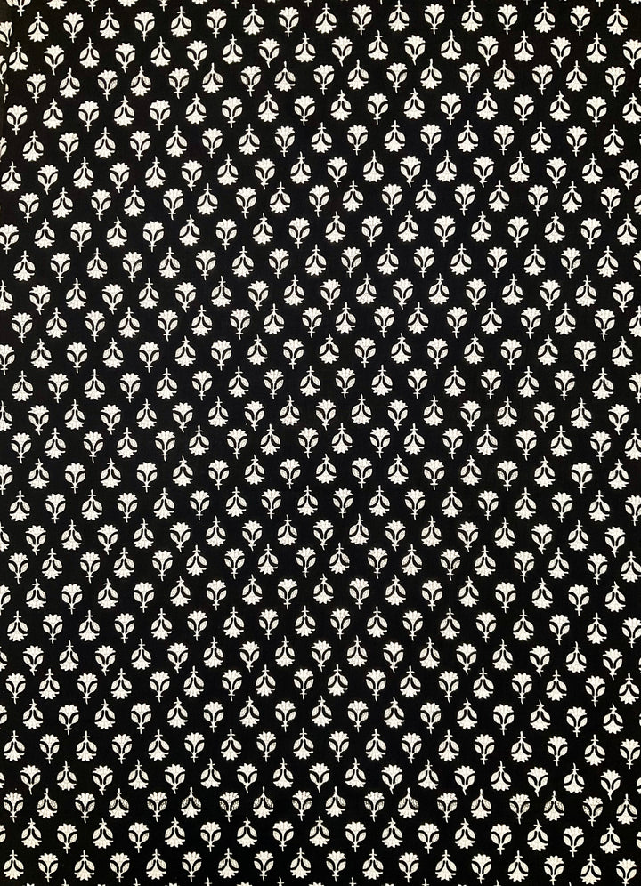 Pure Cotton Block Printed Fabric -45259