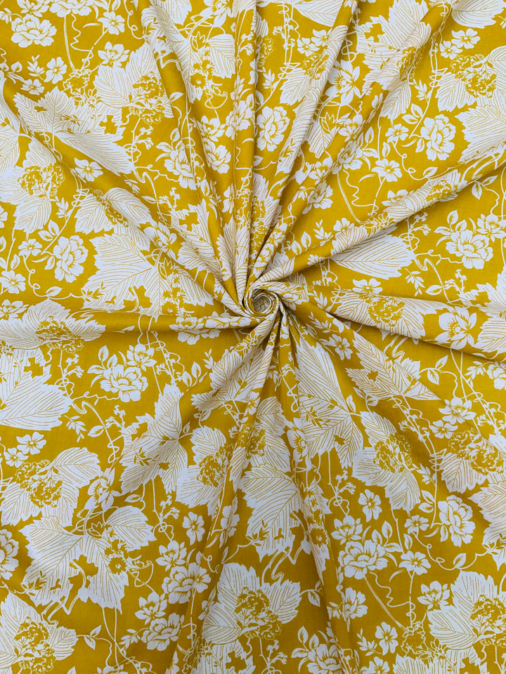 Pure Cotton Block Printed Fabric-45246