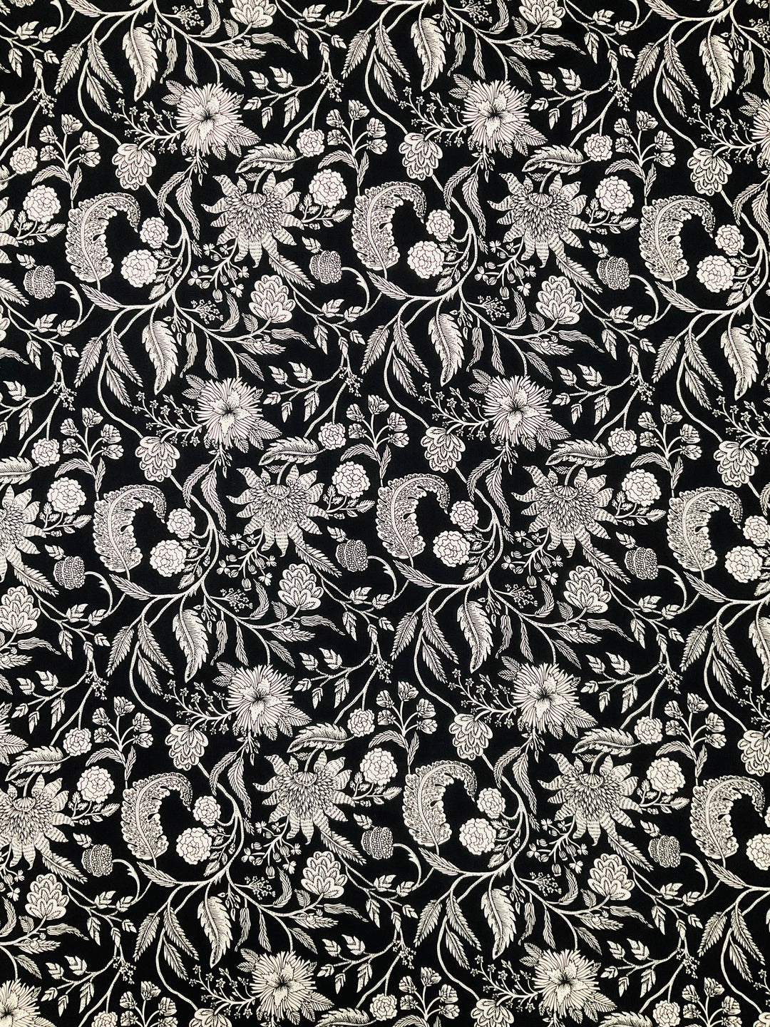 Pure Cotton Block Printed Fabric-45248
