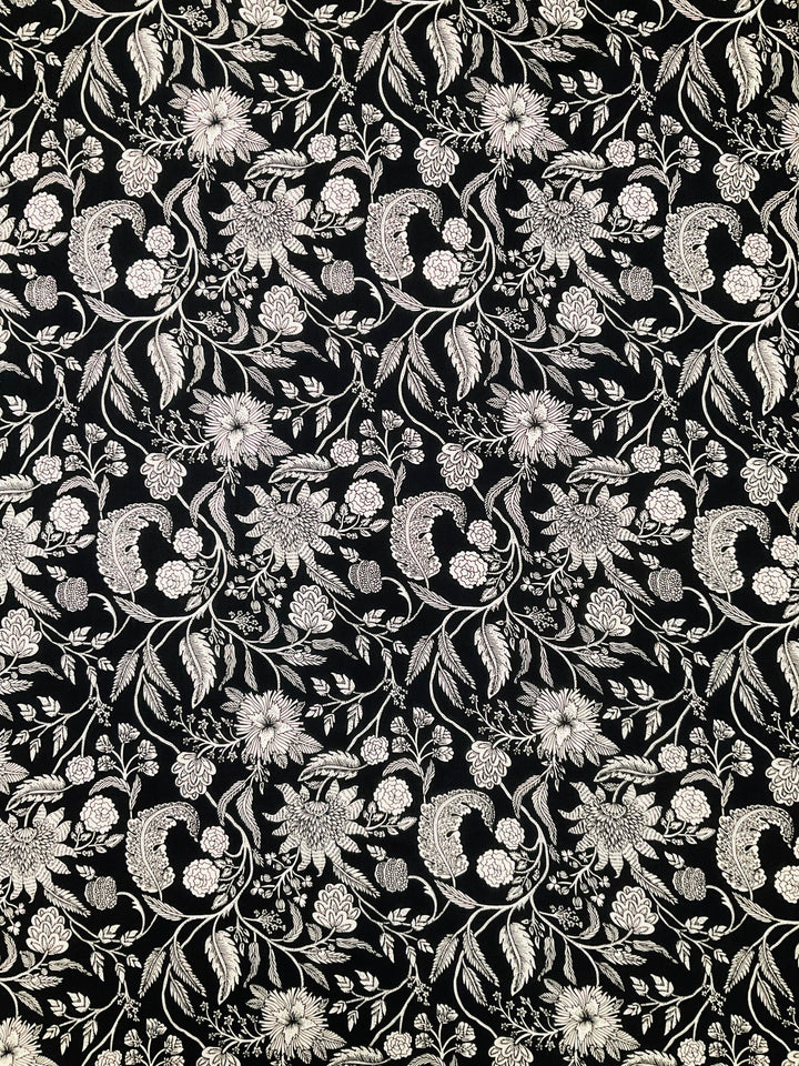Pure Cotton Block Printed Fabric-45248