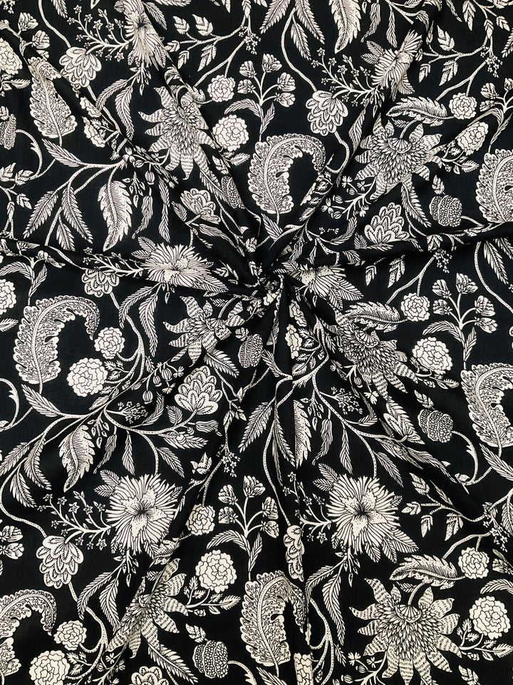 Pure Cotton Block Printed Fabric-45248