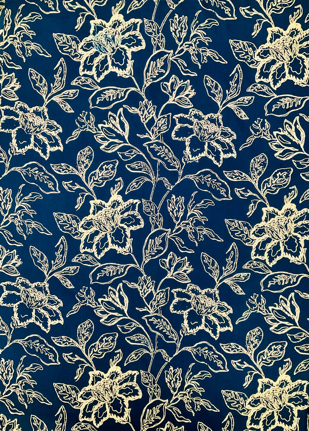 Pure Cotton Block Printed Fabric-45235