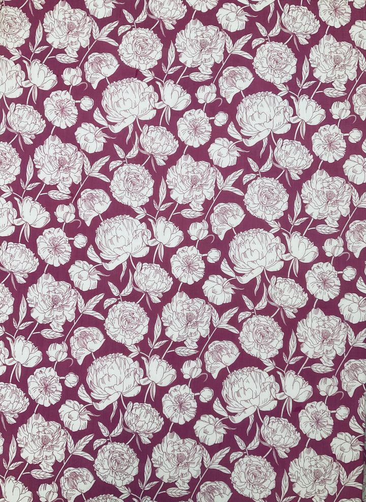 Pure Cotton Block Printed Fabric-42904