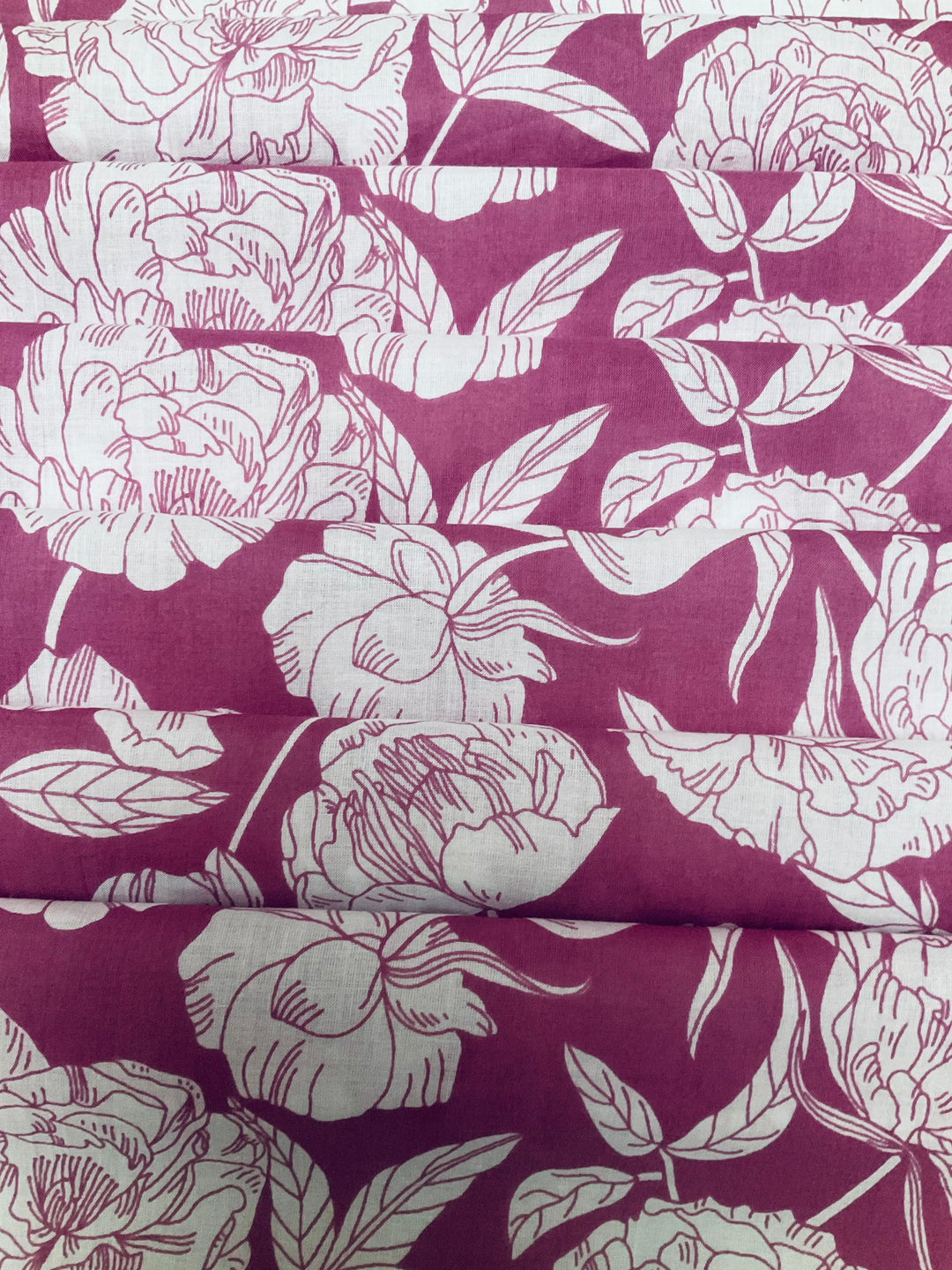 Pure Cotton Block Printed Fabric-42904