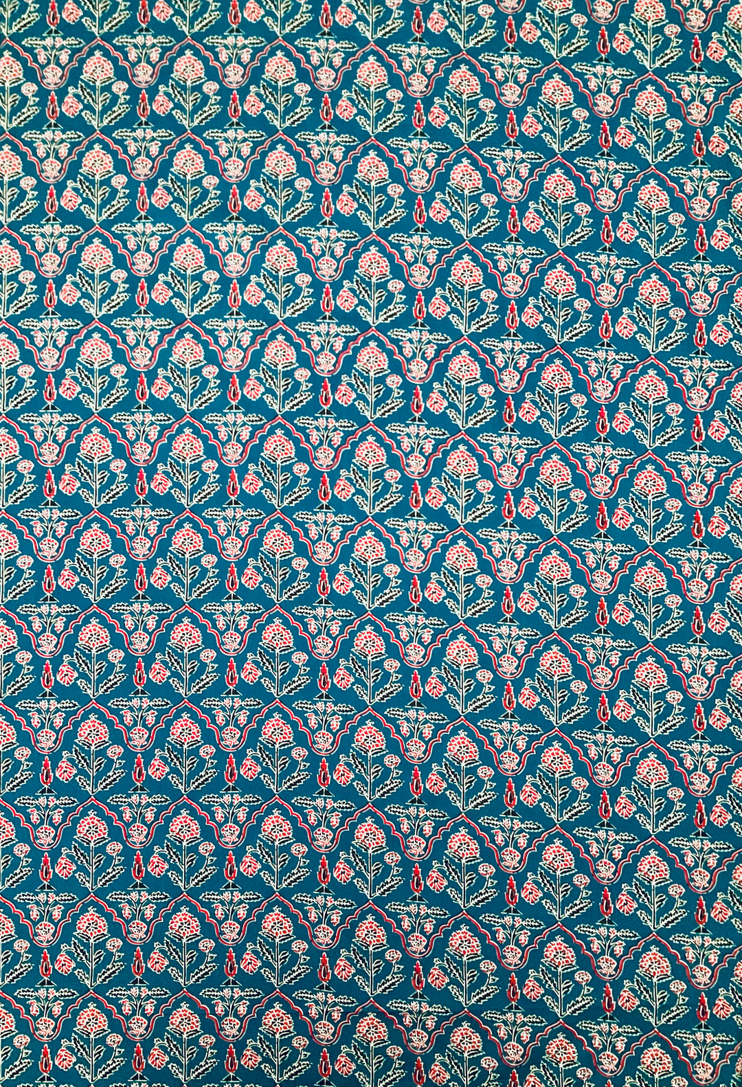 Pure Cotton Block Printed Fabric-45251