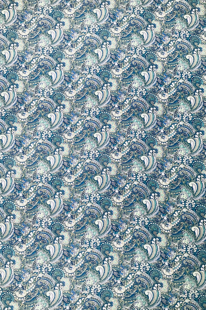 Pure Muslin Printed Fabric-45814