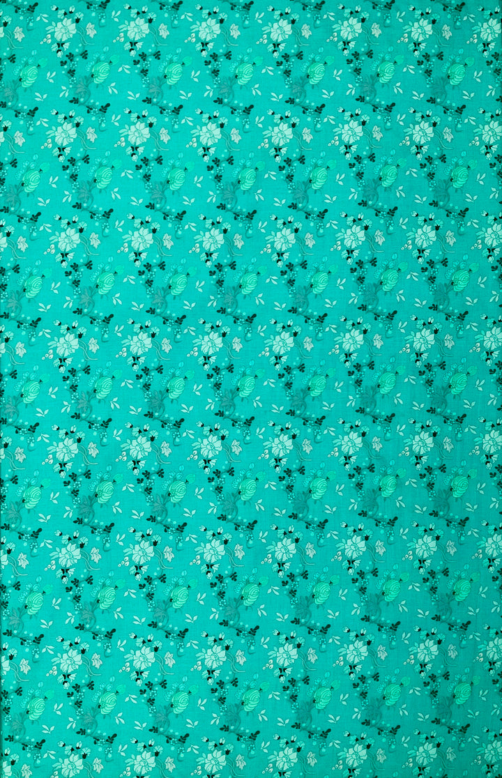 Pure Muslin Printed Fabric-42982