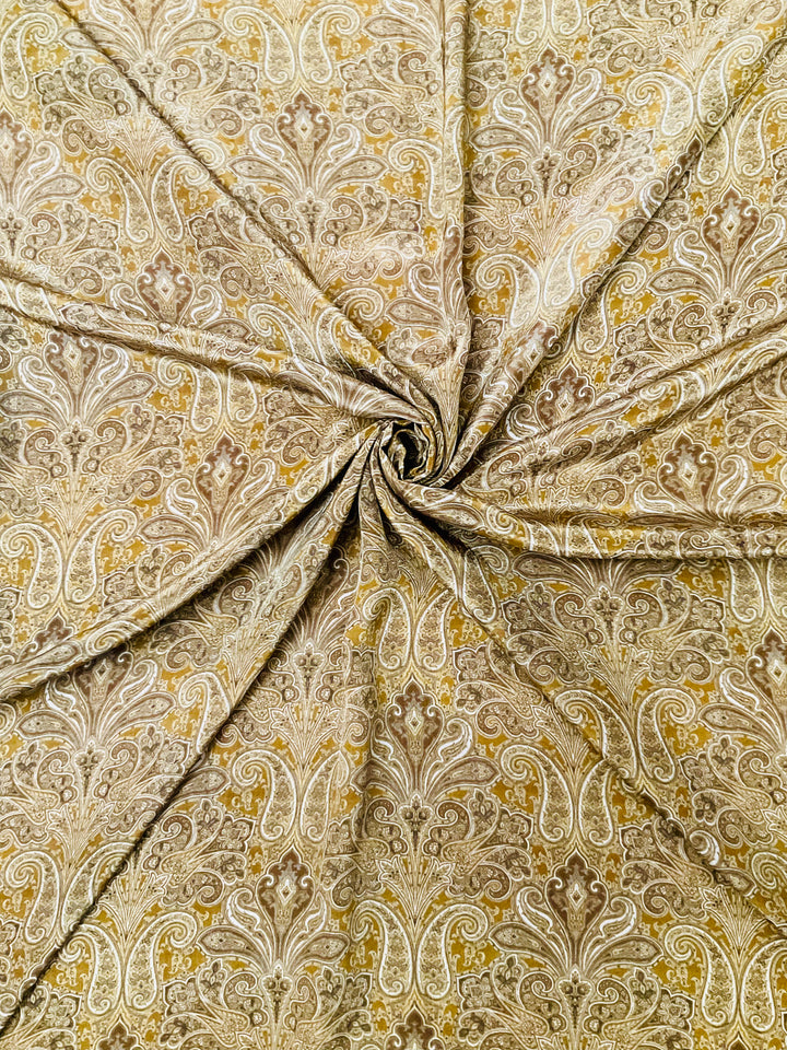 Pure Crepe Floral Printed Fabric-45835