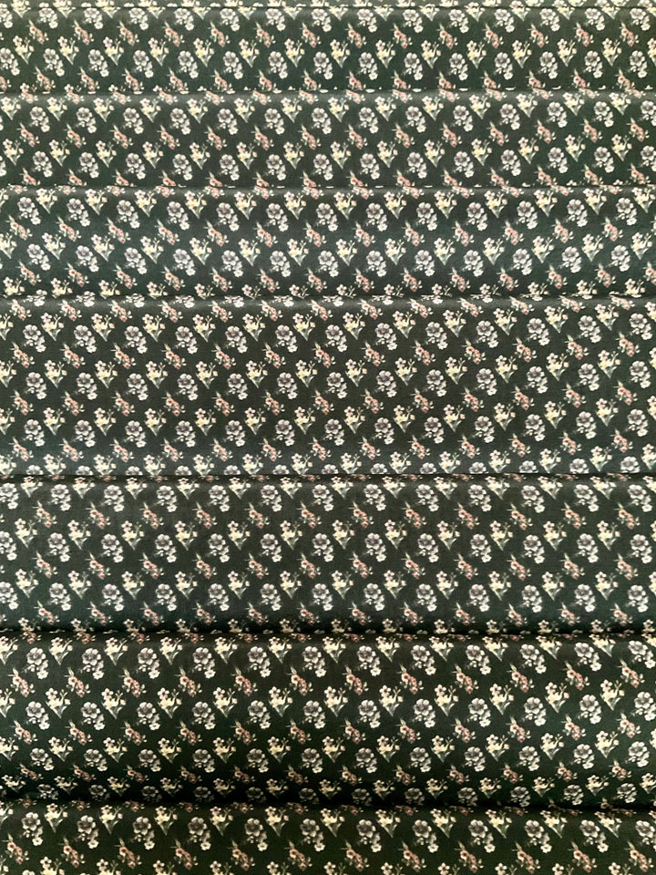 Pure Crepe Floral Printed Fabric-45833