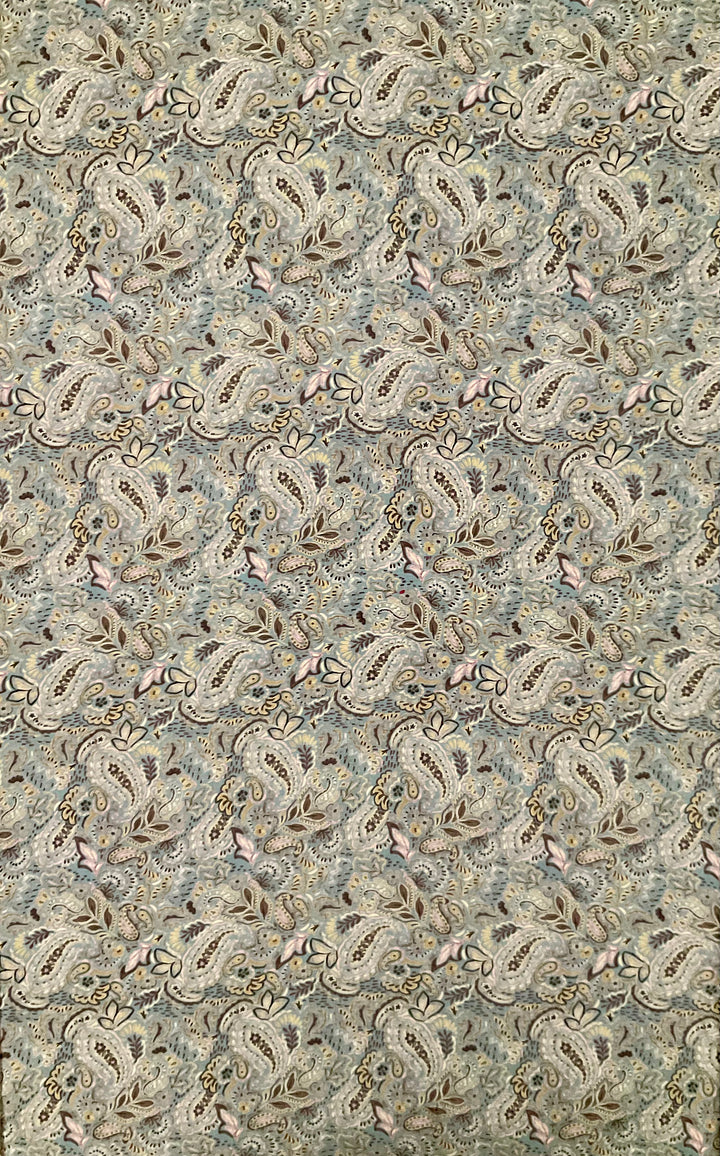 Handloom Silk Floral Printed Fabric-45904