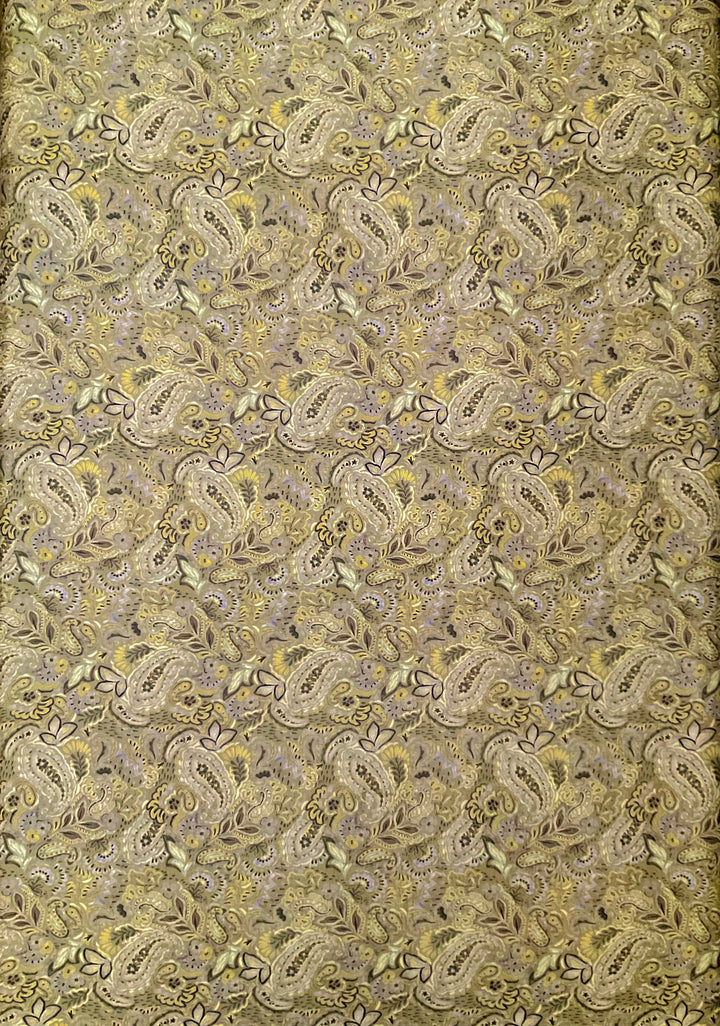 Handloom Silk Floral Printed Fabric-45908