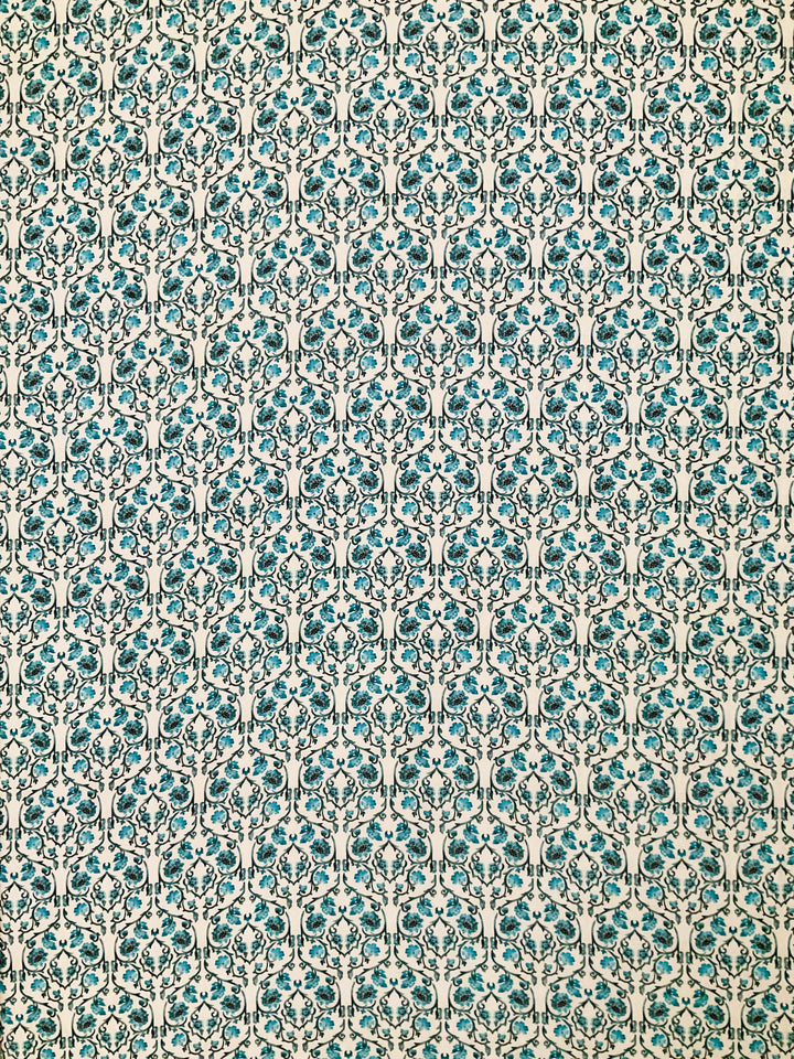 Handloom Silk Floral Printed Fabric-45899