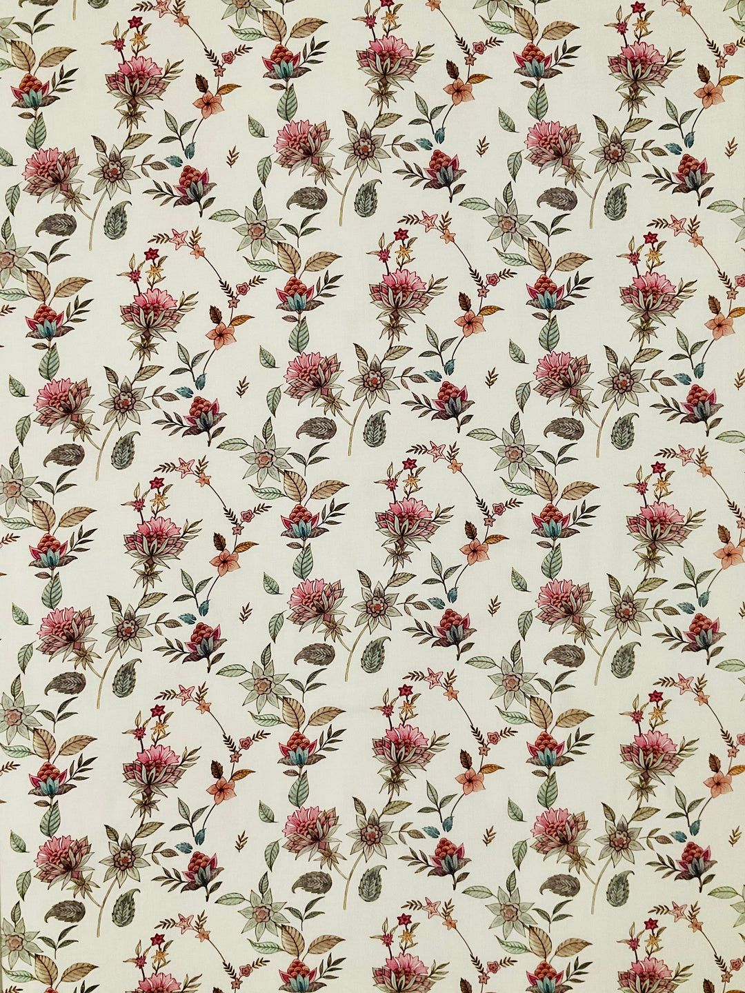 Pure Cotton Floral Printed Fabric-45898