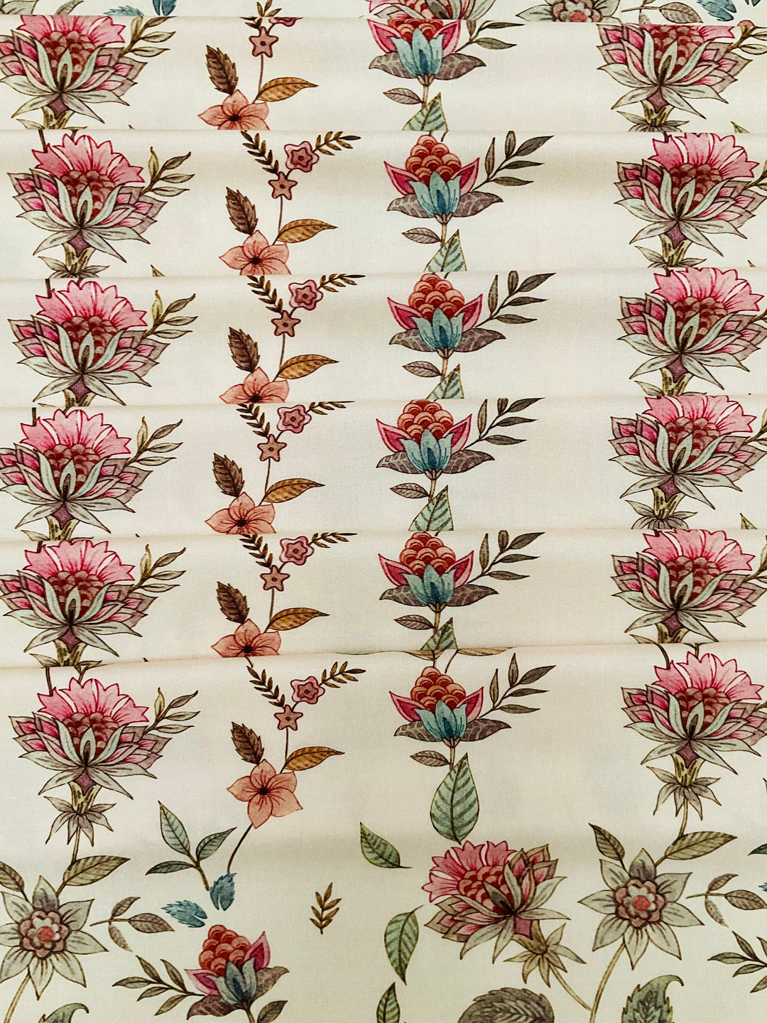 Pure Cotton Floral Printed Fabric-45898