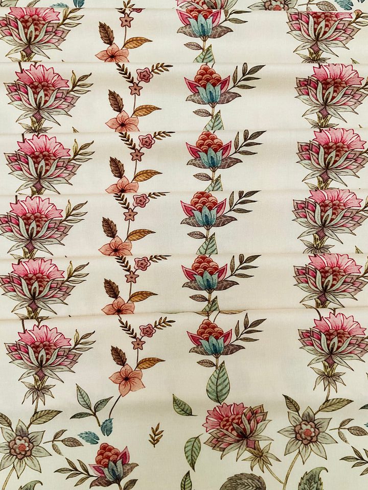 Pure Cotton Floral Printed Fabric-45898