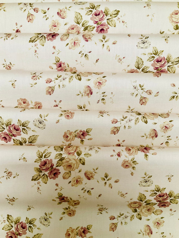 Pure Cotton Floral Printed Fabric-45929