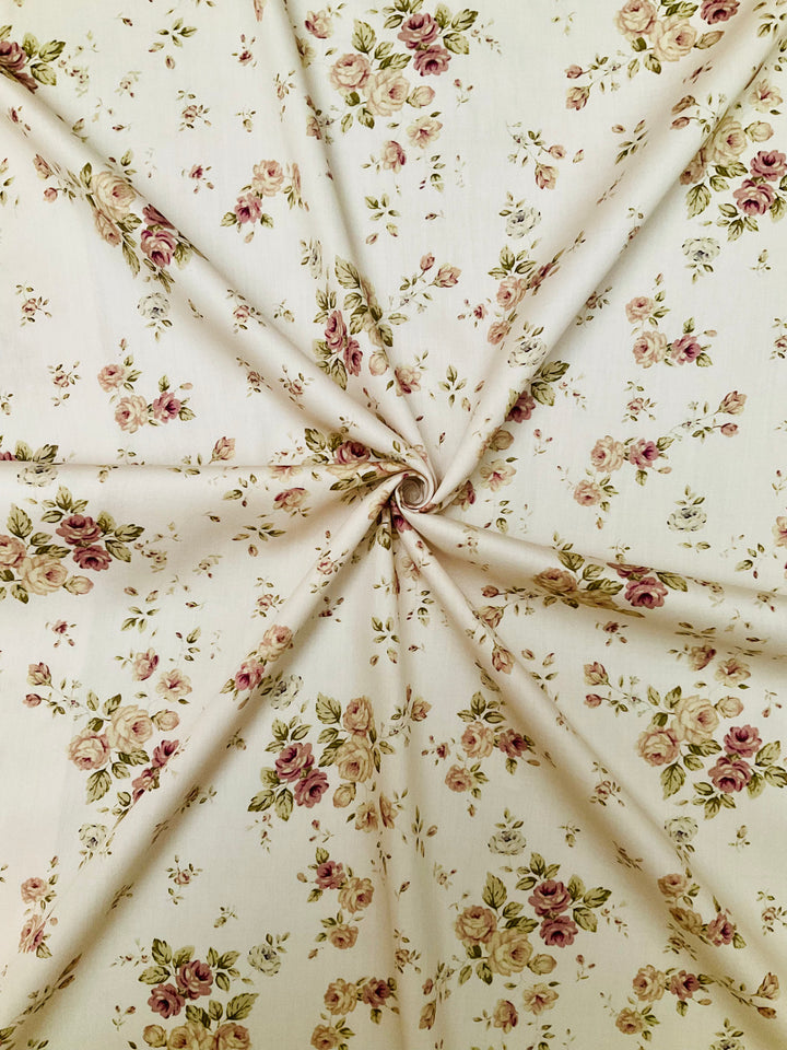 Pure Cotton Floral Printed Fabric-45929