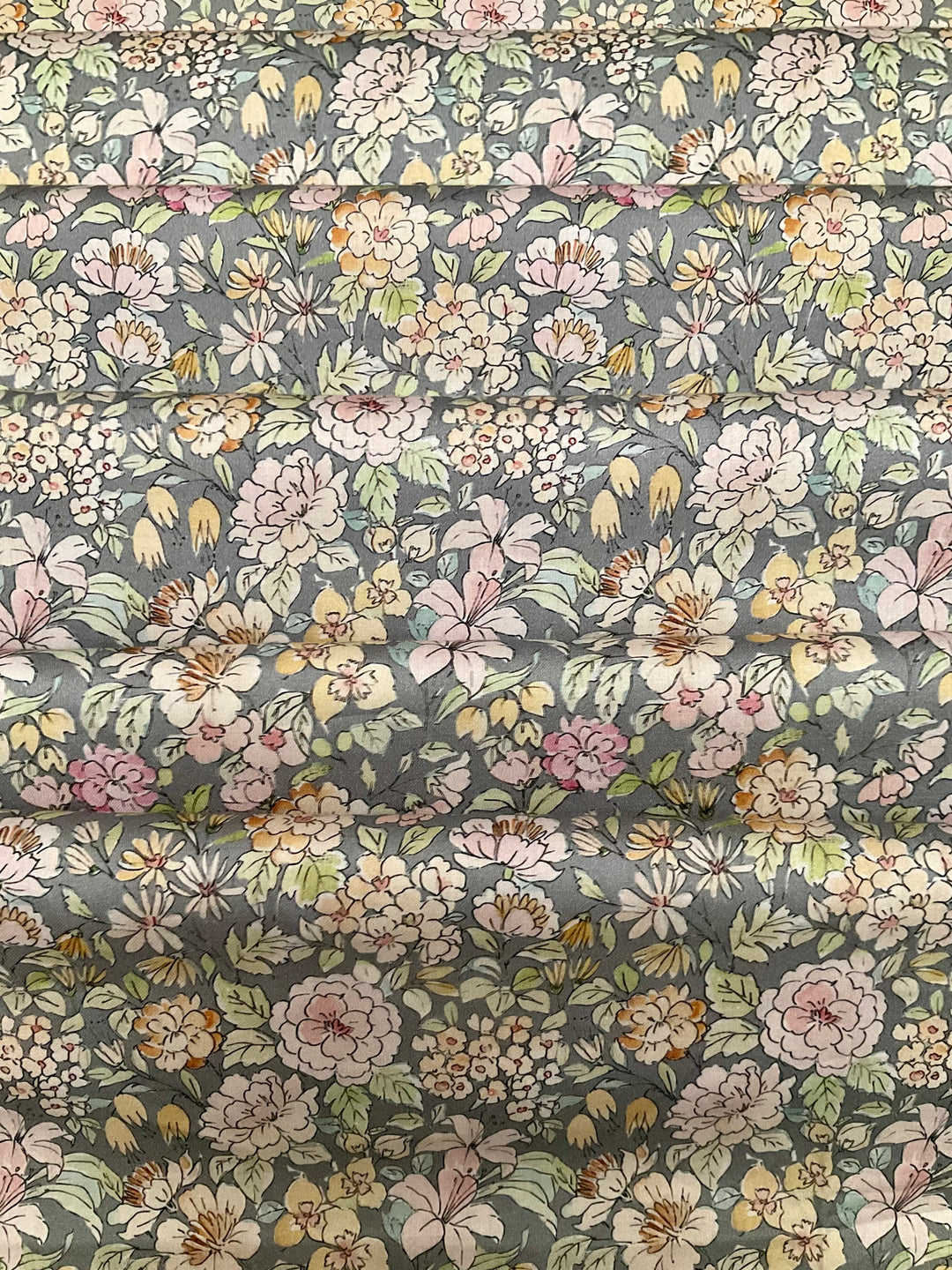 Pure Cotton Floral Printed Fabric-45926