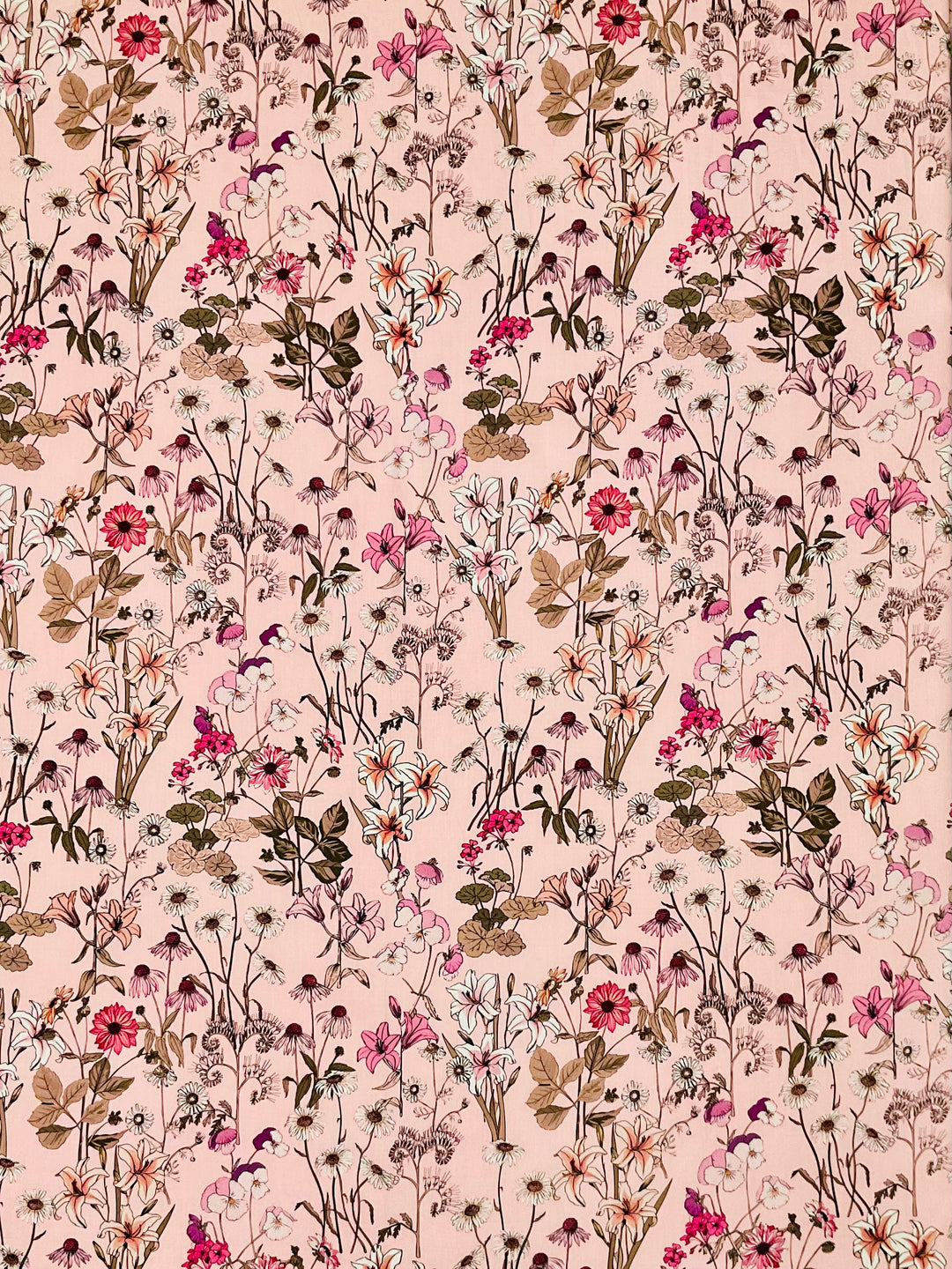 Pure Cotton Floral Printed Fabric-45930