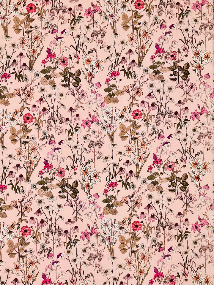 Pure Cotton Floral Printed Fabric-45930