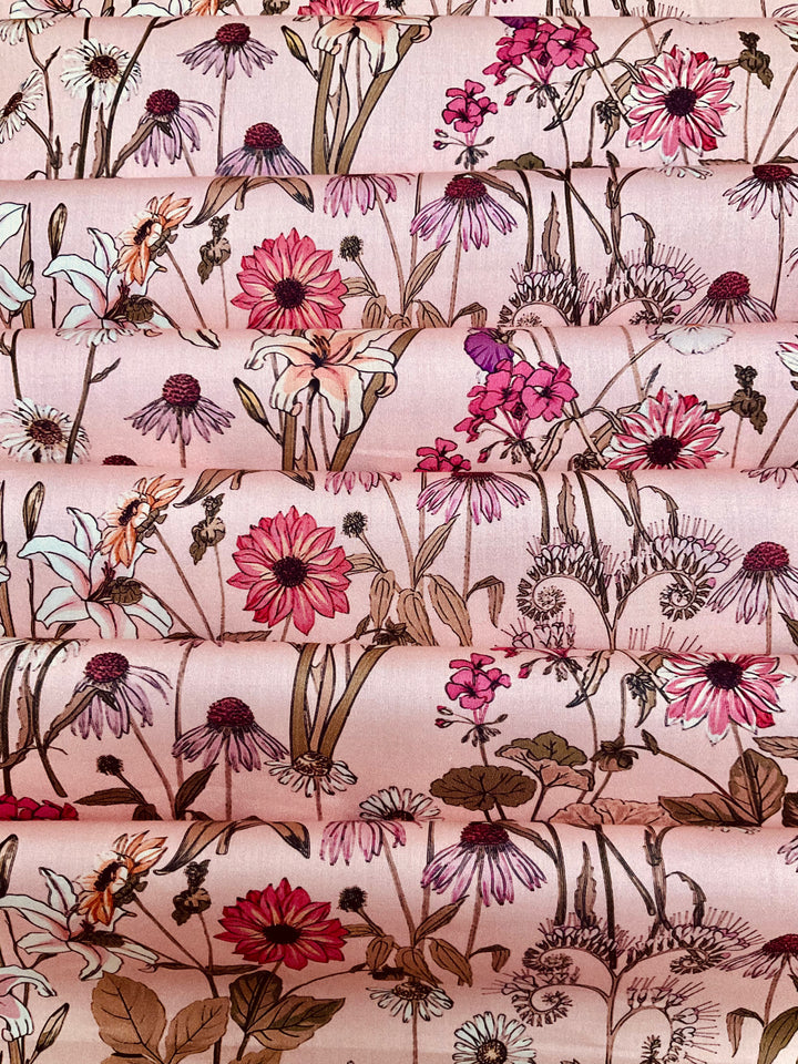 Pure Cotton Floral Printed Fabric-45930