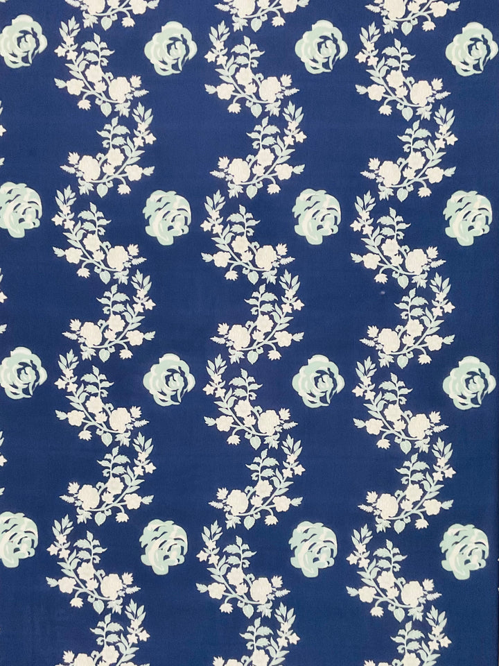 Pure Muslin Printed Fabric-46073