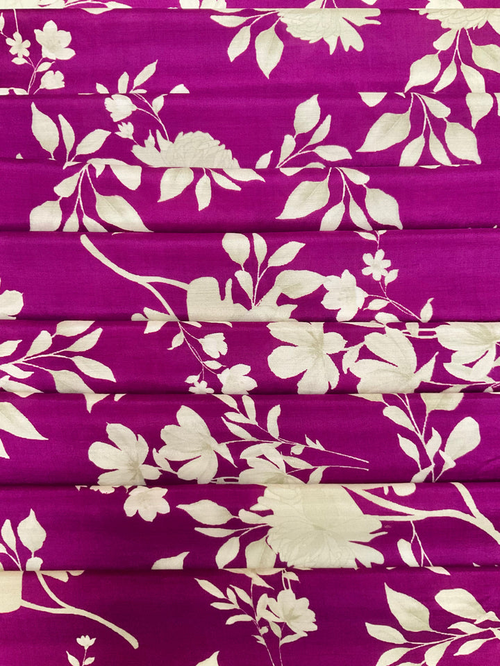 Pure Muslin Block Printed Fabric-46076