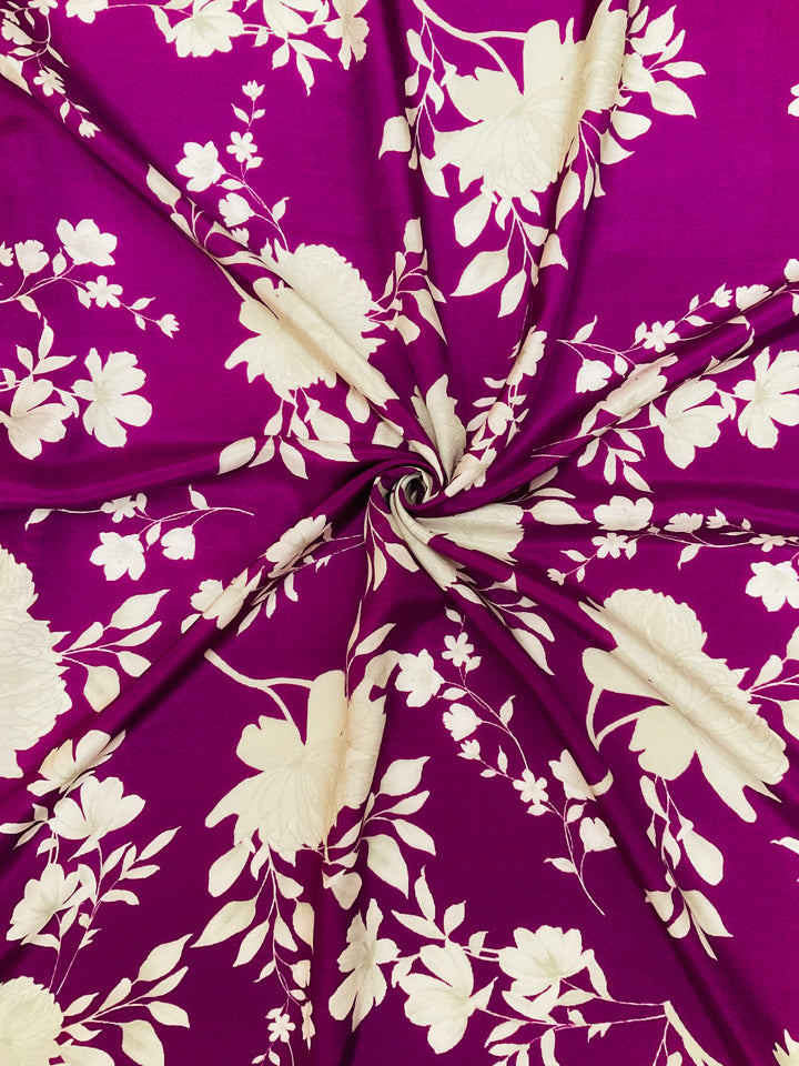 Pure Muslin Block Printed Fabric-46076